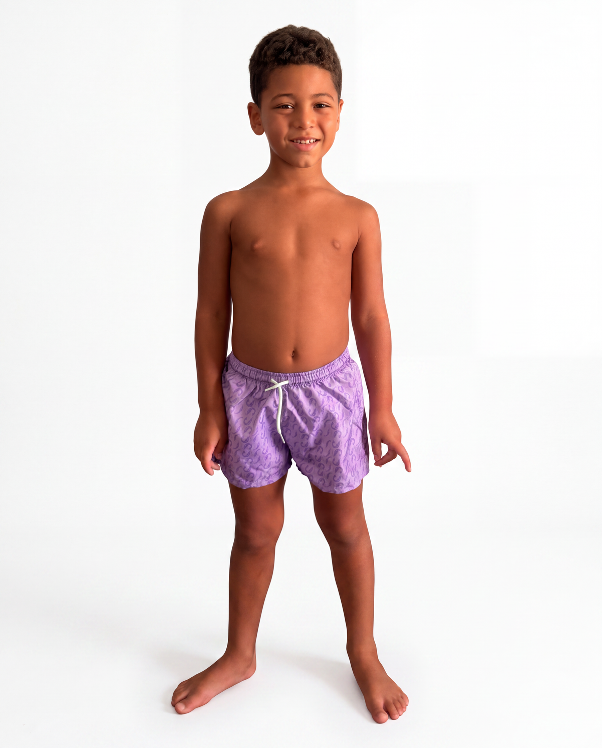 Purple ShrimpoSwim Shorts  (Kids)