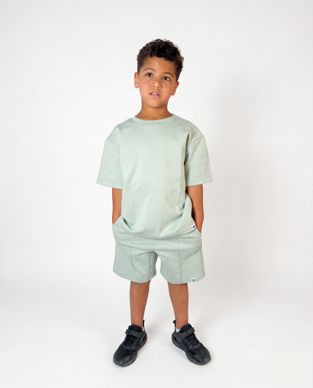 Lined Mint Green Set