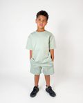 Lined Mint Green Set