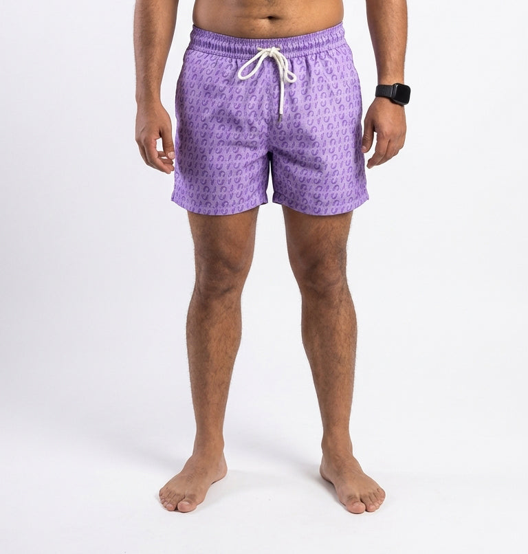 Purple Shrimpo Swim Shorts