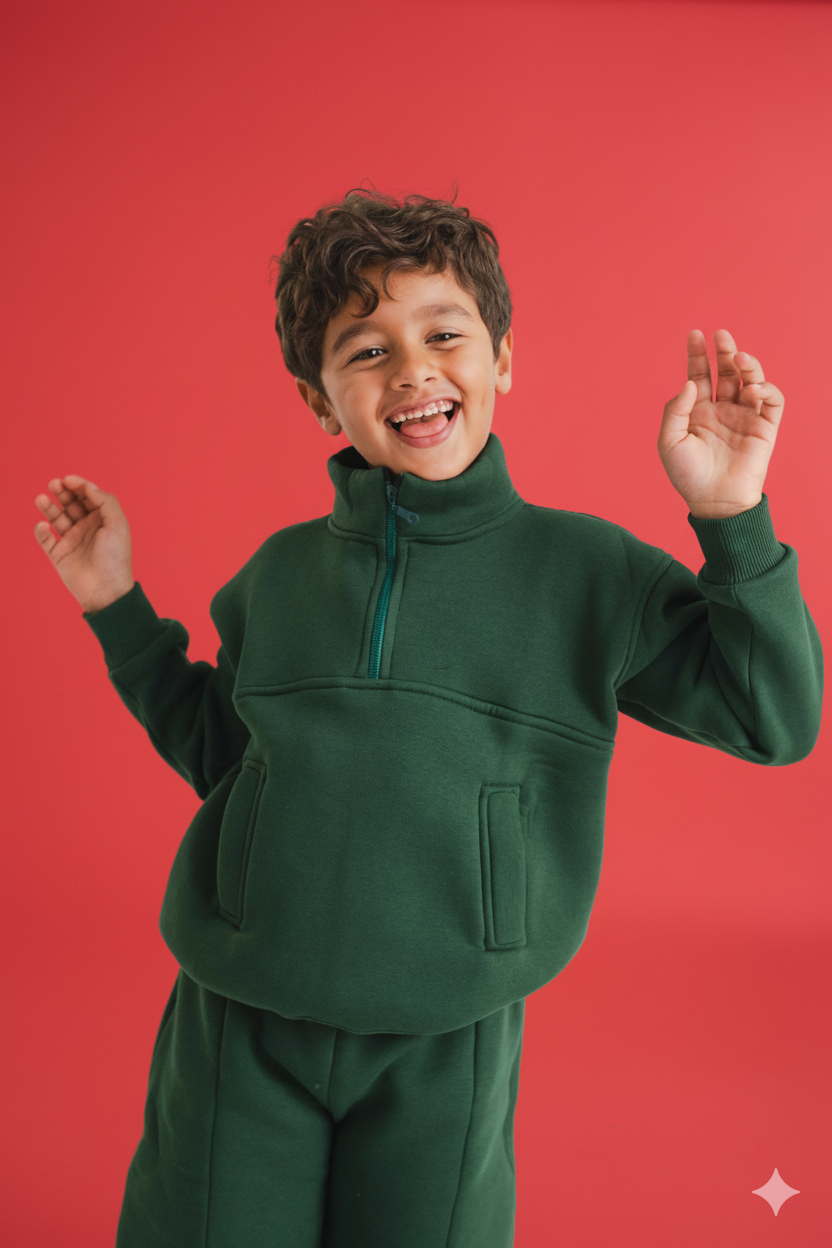 ⁠Urban Zip Set- Basil Green