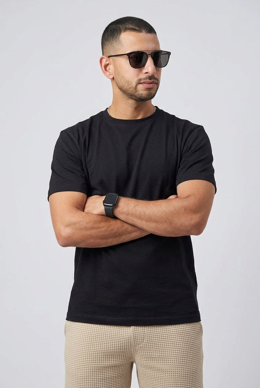 Black Basic Tee  (Adult)