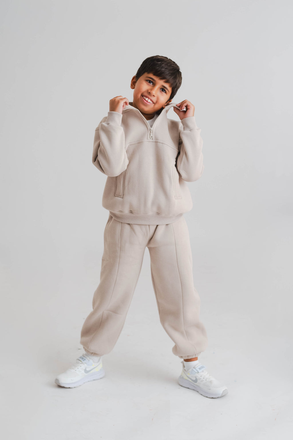 ⁠Urban Zip Set- Beige