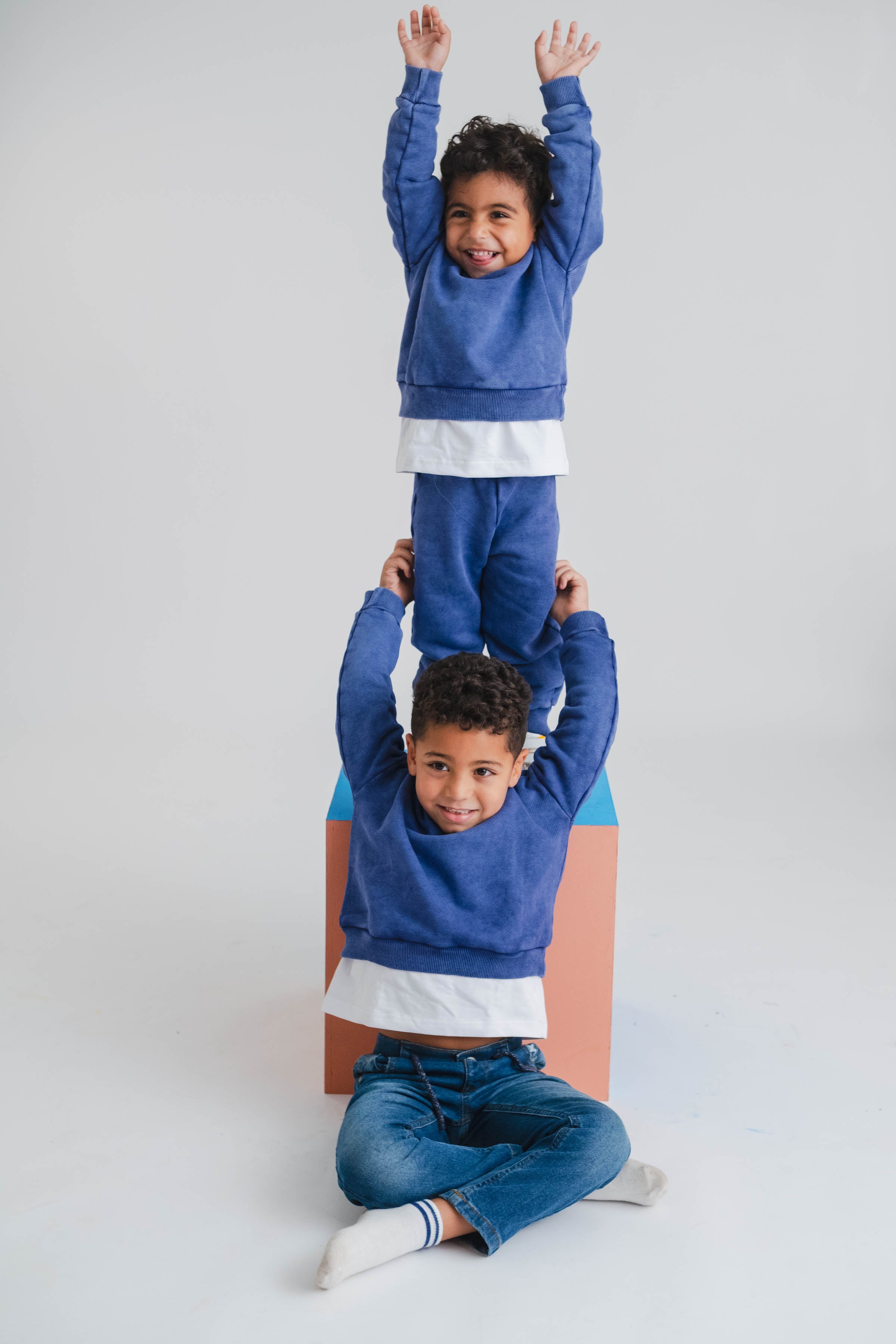 Street Jam- Blue Washed Top