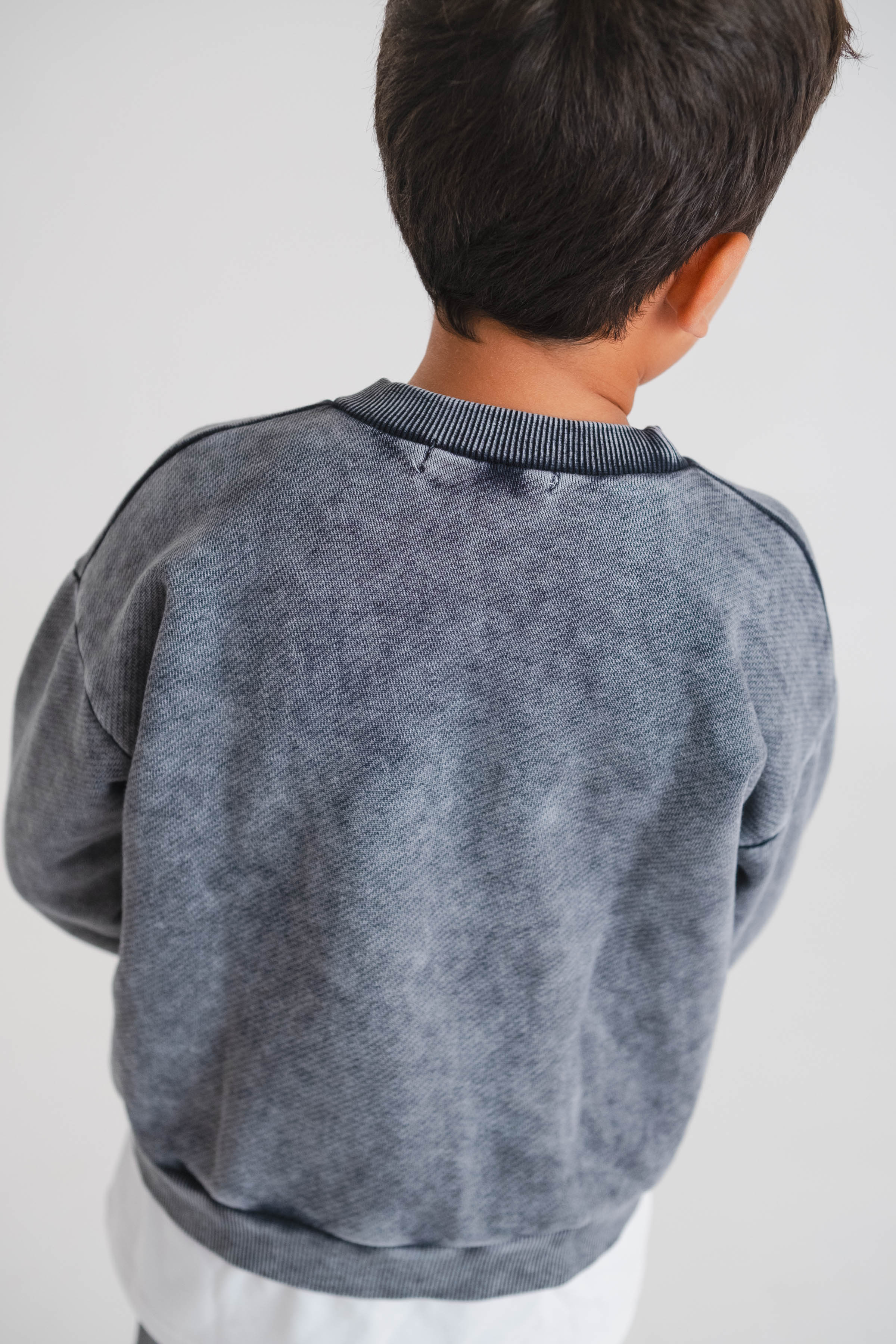 Street Jam- Grey Washed Top