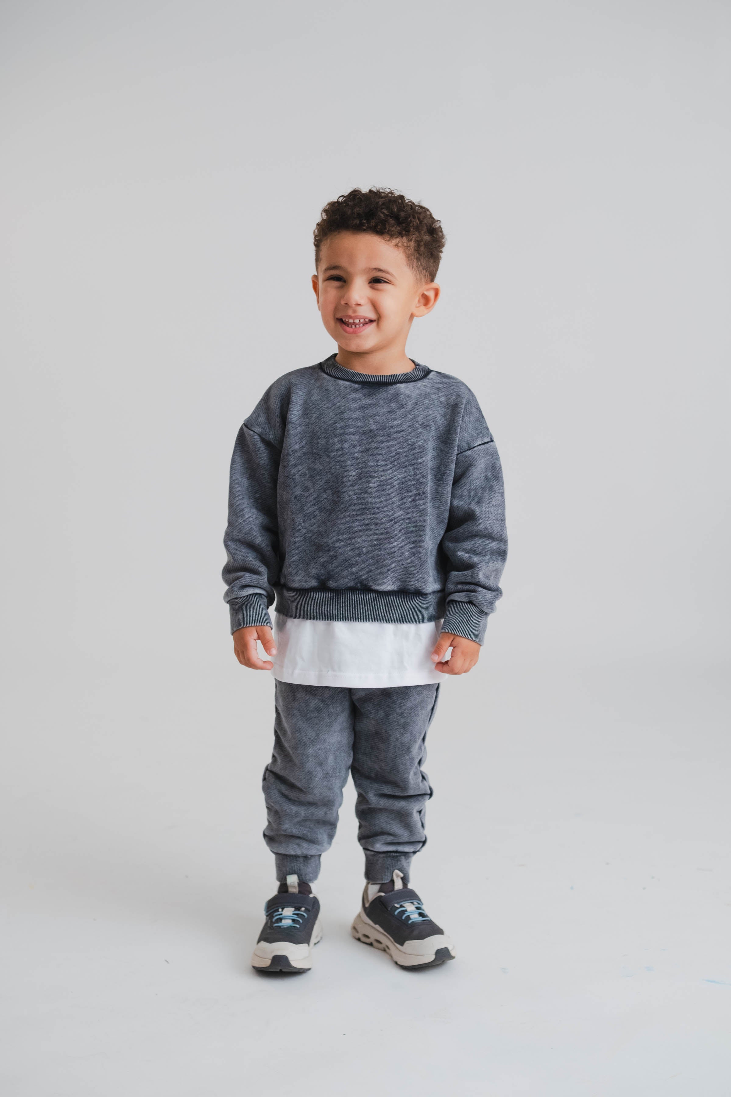Street Jam- Grey Washed Set