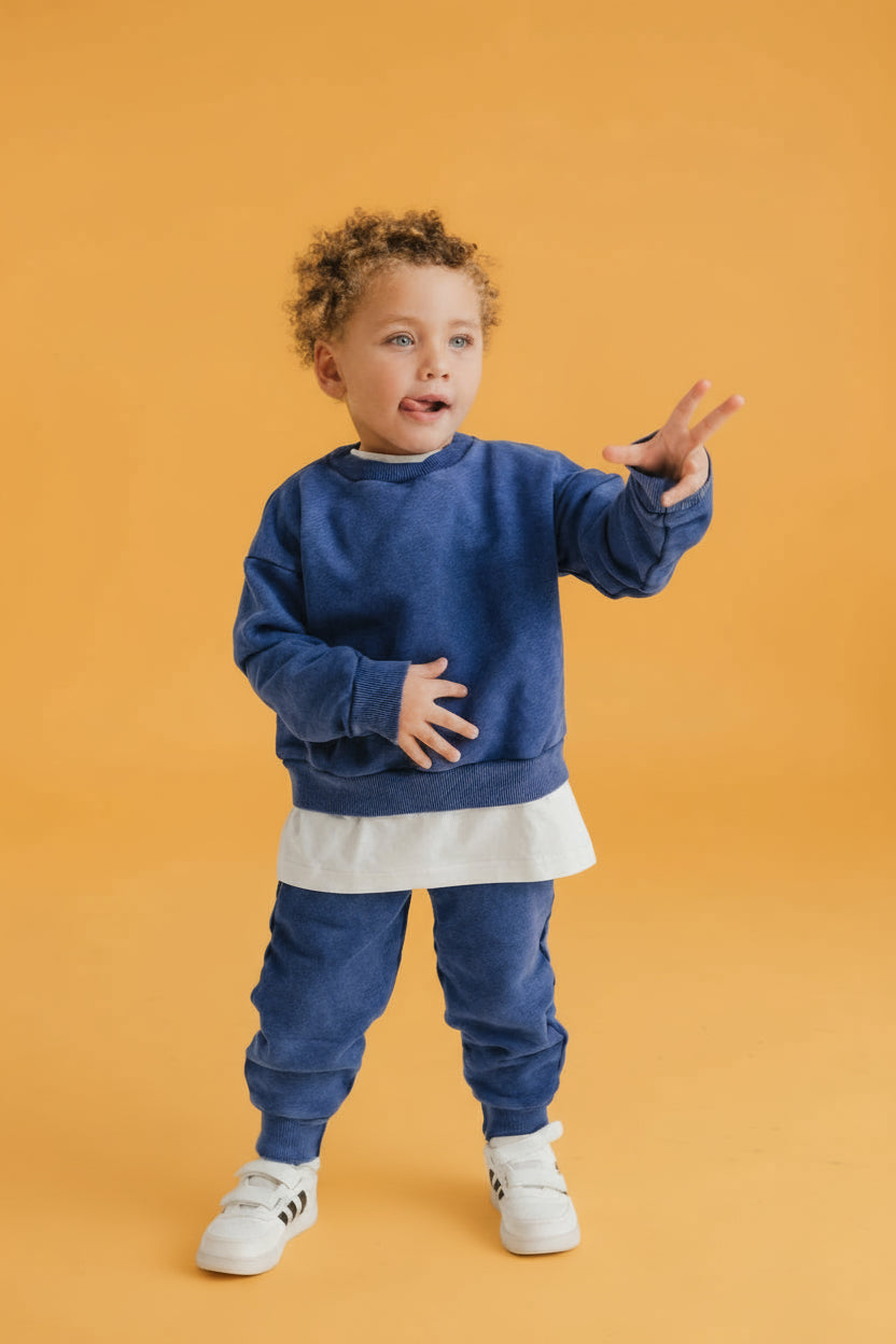Street Jam- Blue Washed Set