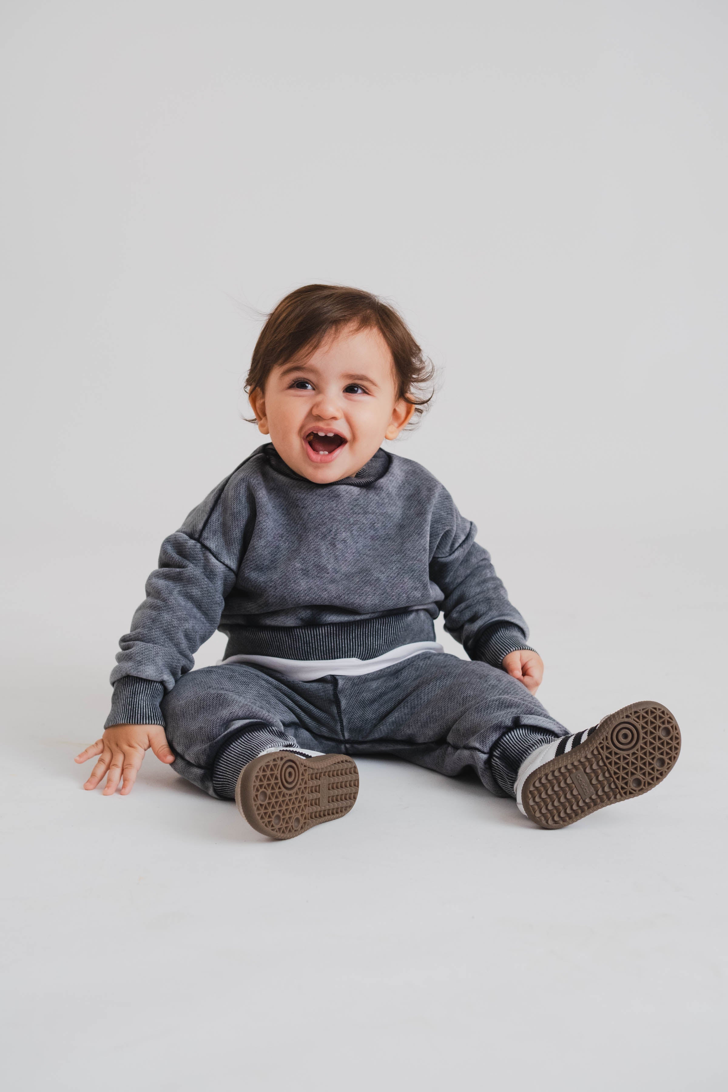 Street Jam- Grey Washed Set