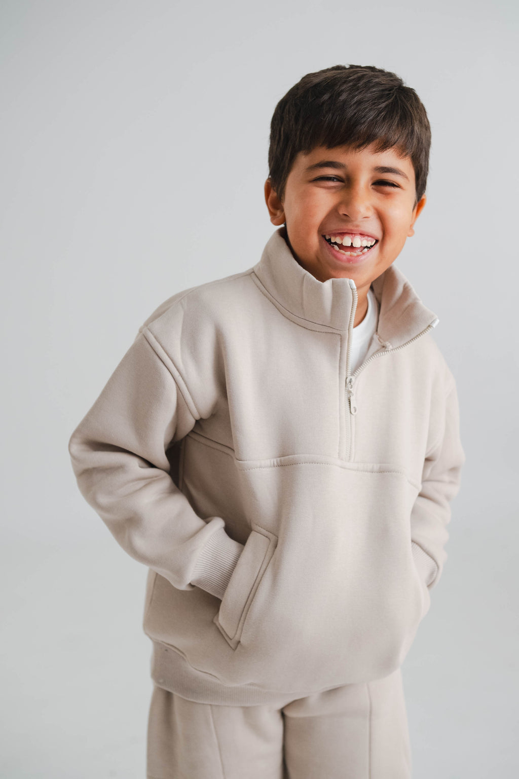 ⁠Urban Zip Set- Beige