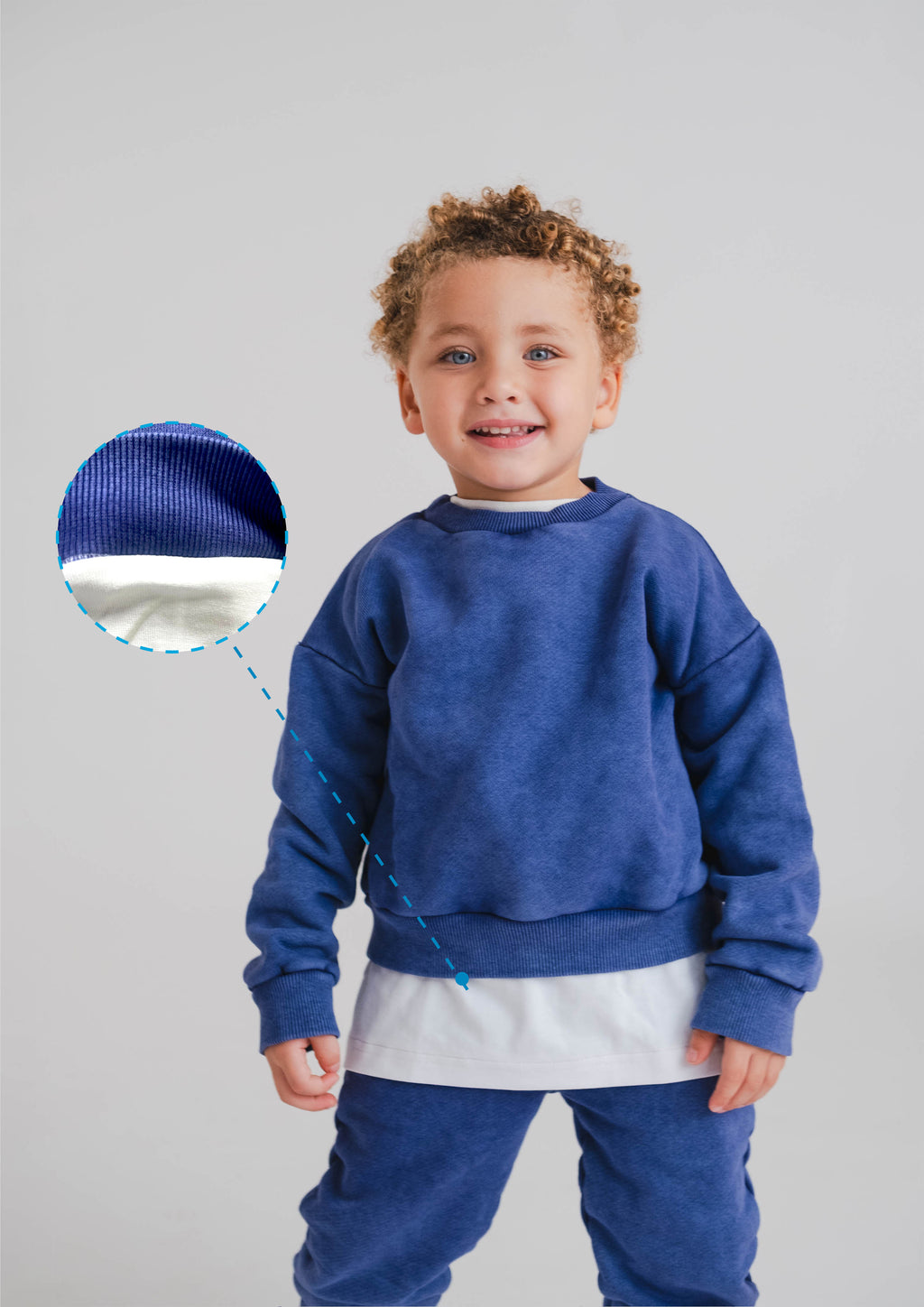 Street Jam- Blue Washed Set